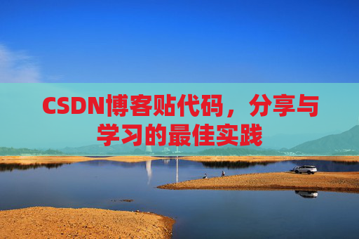 CSDN博客贴代码，分享与学习的最佳实践